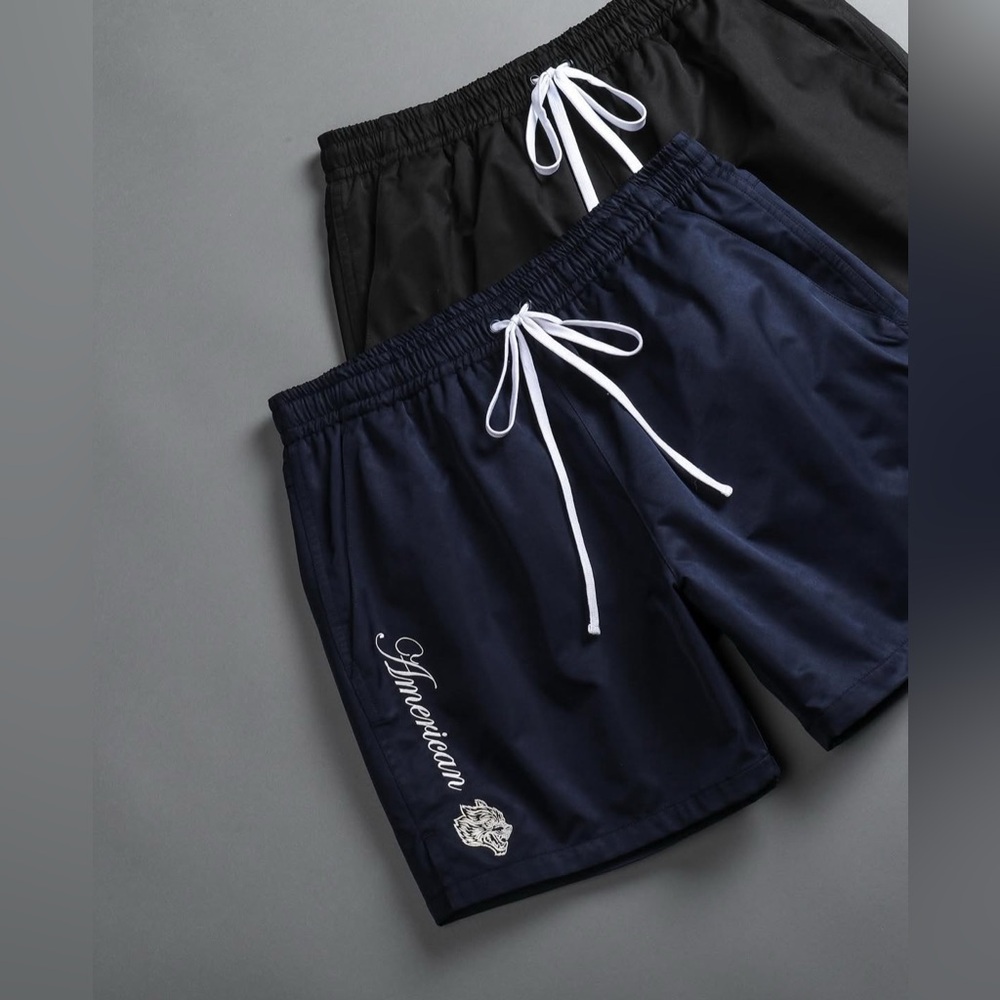 Darc Sport “American Wolf” Shorts, Navy- Men’s Small
